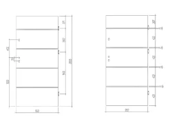 Porte d'entrée en acier pleine et inox H207 x L100 cm naturel foncé - épaisseur 55 mm - poussant gauche - NAXARA-Vente-unique Outlet
