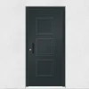 3 in 1 Porte d'entrée en aluminium TRADITIONAL DESIGN 5100-1140-8 RAL 7016 Ep.70mm (L.:900mm x H.:2150mm)