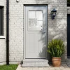 Fortia Porte d'entrée acier Scilla 96 x h.218 cm poussant gauche