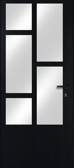 Fortia Porte d'entrée acier Kribi 96 x h.218 cm poussant gauche