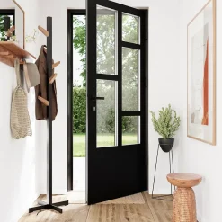 Fortia Porte d'entrée acier Kribi 96 x h.218 cm poussant gauche
