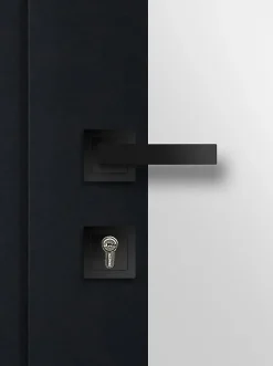 Fortia Porte d'entrée acier Kribi 96 x h.218 cm poussant gauche