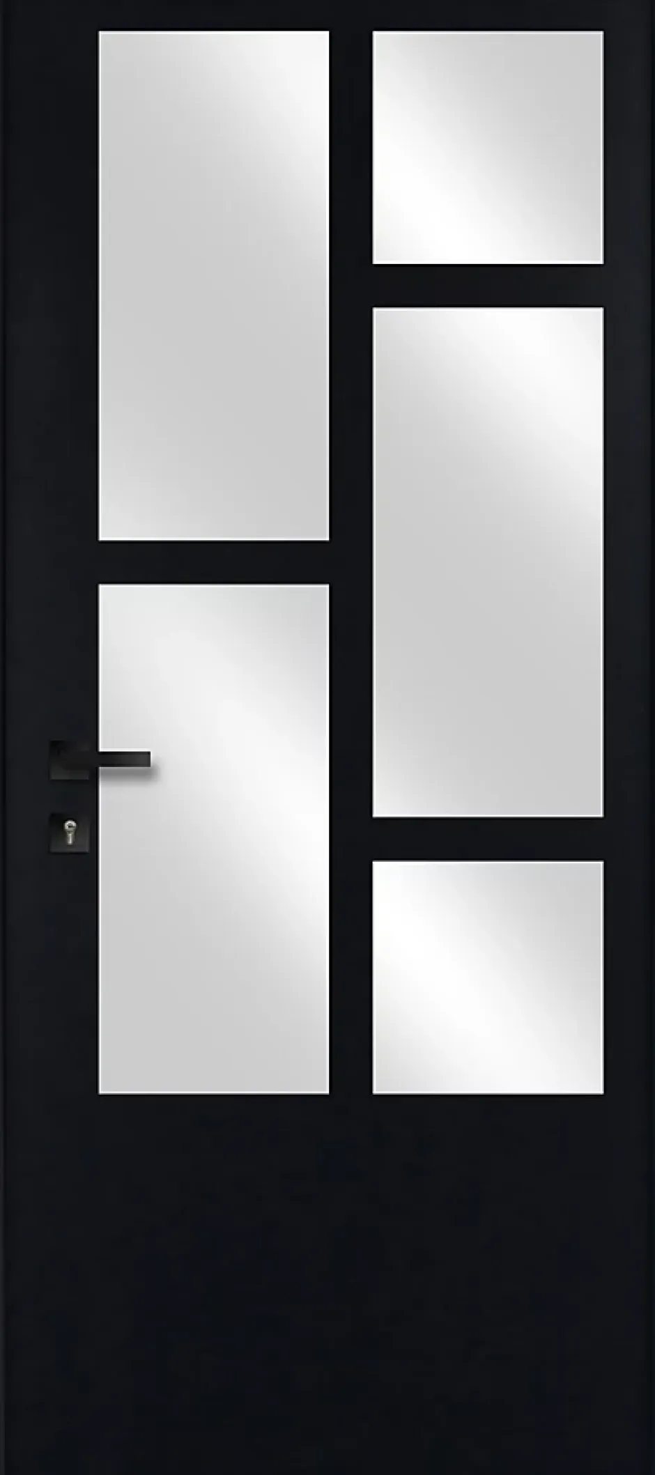 Fortia Porte d'entrée acier Kribi 96 x h.218 cm poussant droit