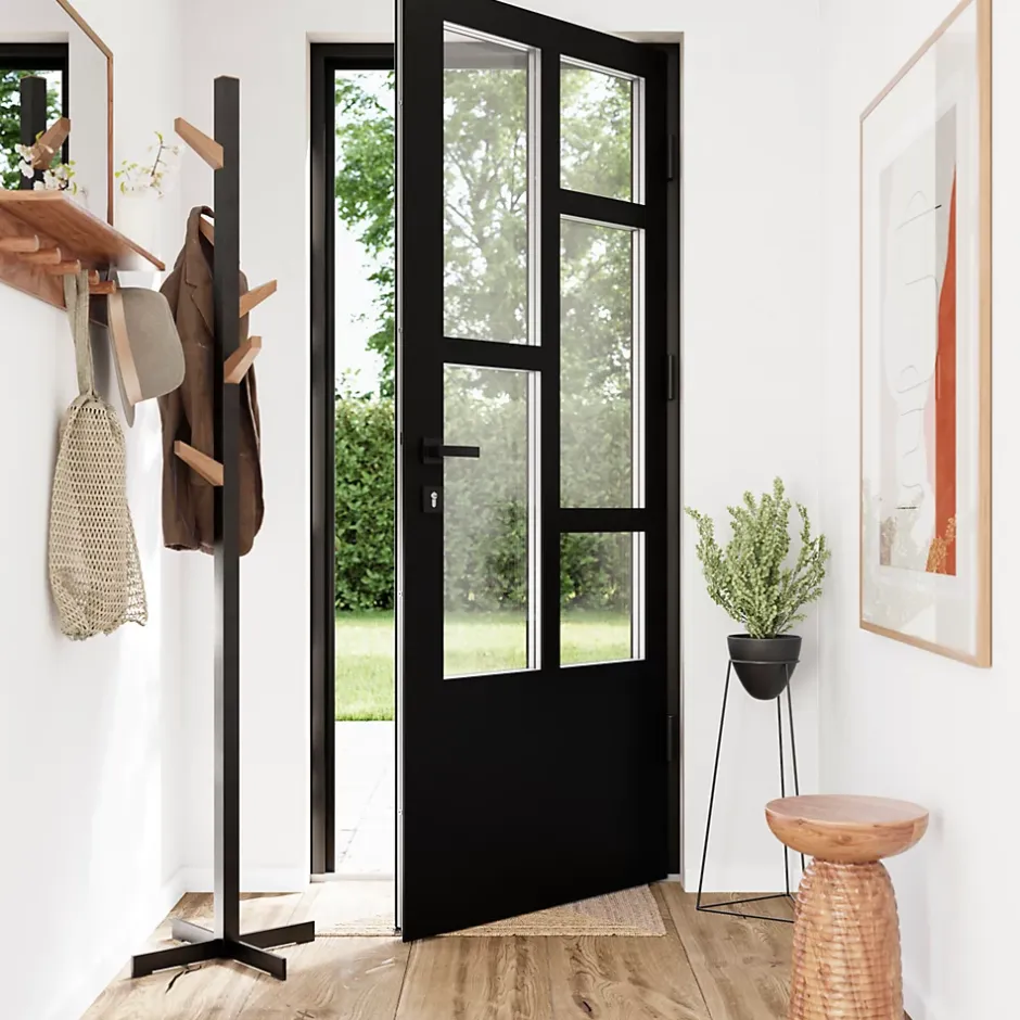 Fortia Porte d'entrée acier Kribi 96 x h.218 cm poussant droit