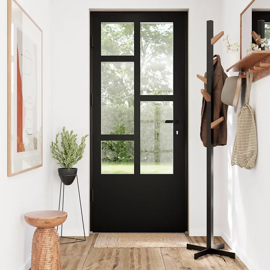 Fortia Porte d'entrée acier Kribi 96 x h.218 cm poussant droit