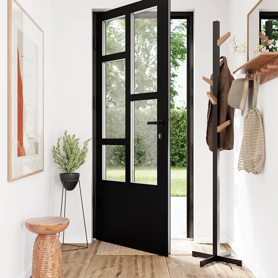 Fortia Porte d'entrée acier Kribi 96 x h.218 cm poussant droit
