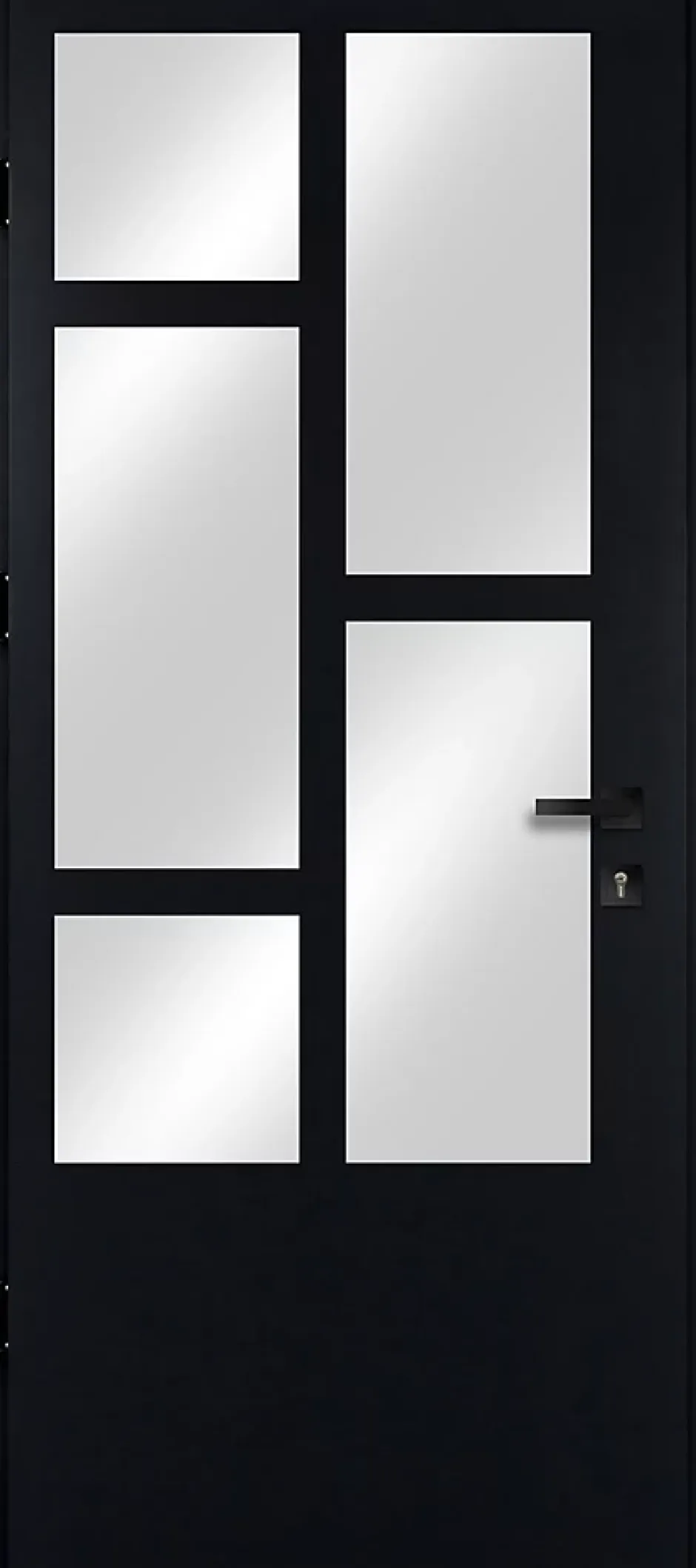 Fortia Porte d'entrée acier Kribi 96 x h.218 cm poussant droit