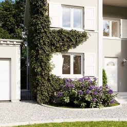 Porte d'entrée acier blanc RAL 9003 Isabela 96 x h.218 cm poussant droit-Fortia Clearance