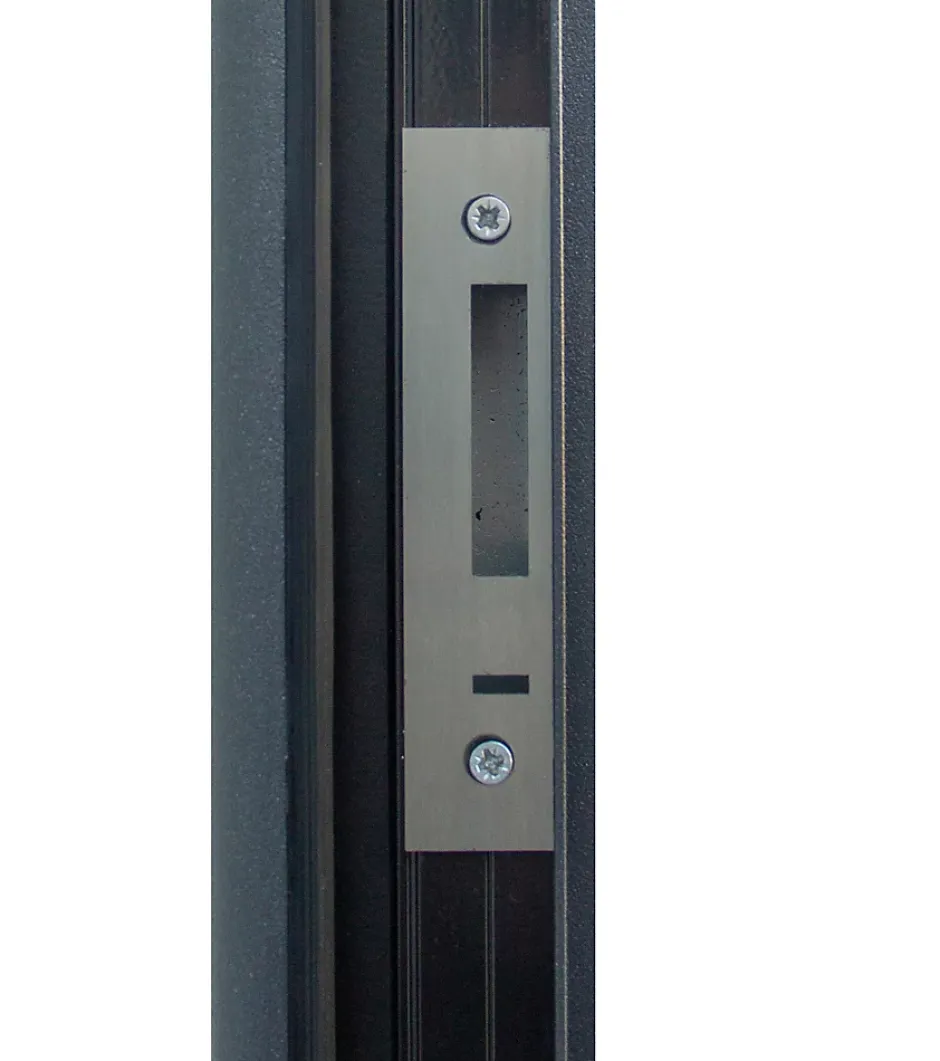 Porte d'entrée acier blanc RAL 9003 Isabela 96 x h.218 cm poussant droit-Fortia Clearance