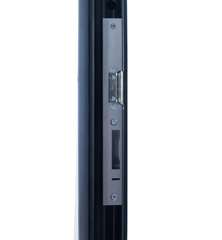 Porte d'entrée acier gris RAL 7016 Ricadi 96 x h.218 cm poussant gauche-Fortia Clearance