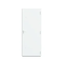 Fortia Porte d'entrée alu blanc RAL 9003 Kapas 96 x h.218 cm poussant gauche