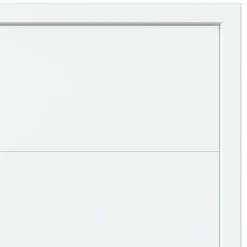 Fortia Porte d'entrée alu blanc RAL 9003 Madryn 96 x h.218 cm poussant gauche