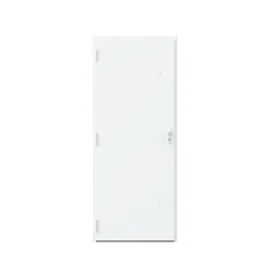 Fortia Porte d'entrée alu blanc RAL 9003 Kapas 96 x h.218 cm poussant droit