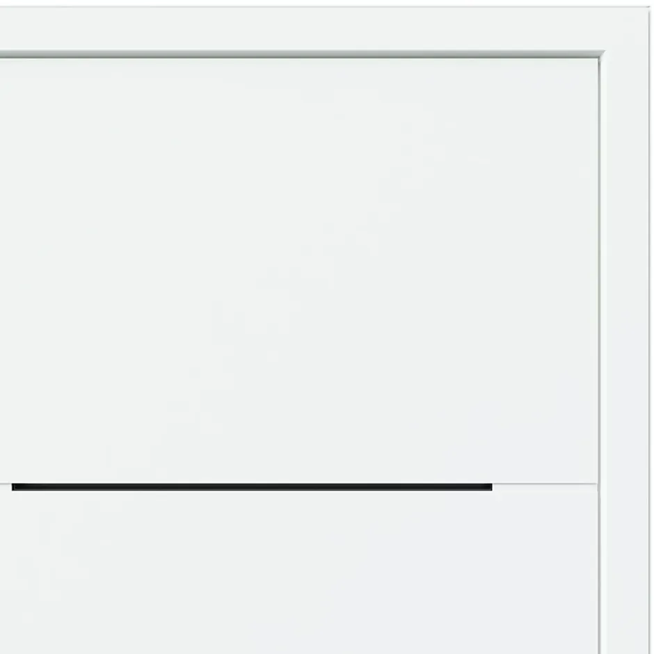 Fortia Porte d'entrée alu blanc RAL 9003 Leme 96 x h.218 cm poussant gauche