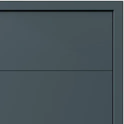 Porte d'entrée alu gris RAL 7021 Madryn 96 x h.218 cm poussant gauche-Fortia Online