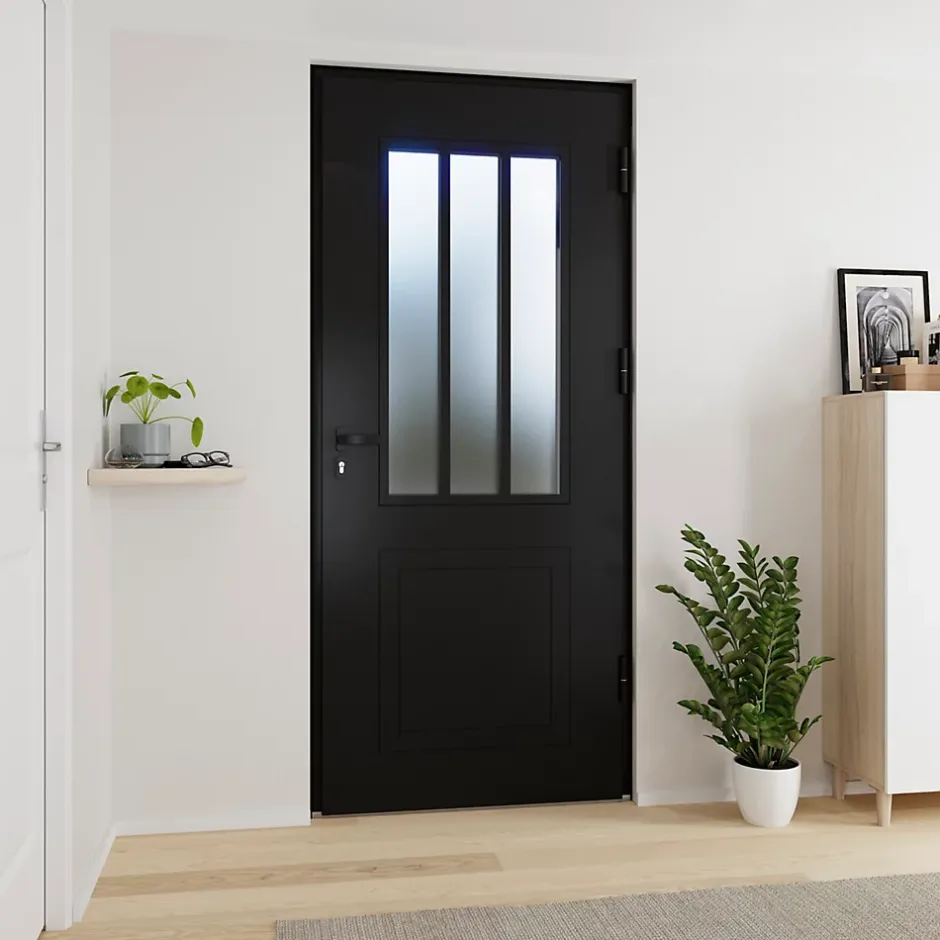 Fortia Porte d'entrée alu Sestri 96 x h.218 cm poussant gauche