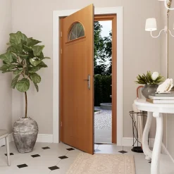 Fortia Porte d'entrée bois Anaklia 98 x h.218 cm poussant droit
