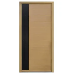 Porte d'entrée bois Sassel 98 x h.218 cm poussant droit-Fortia Sale