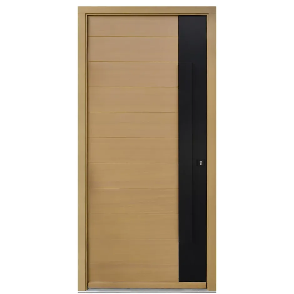 Porte d'entrée bois Sassel 98 x h.218 cm poussant gauche-Fortia Clearance