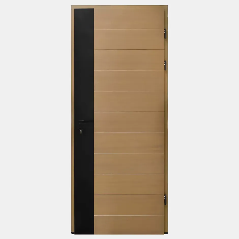 Porte d'entrée bois Sassel 98 x h.218 cm poussant gauche-Fortia Clearance