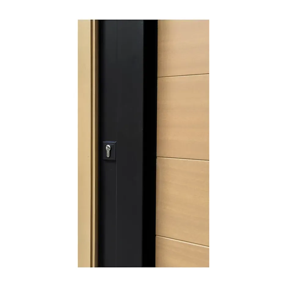 Porte d'entrée bois Sassel 98 x h.218 cm poussant gauche-Fortia Clearance