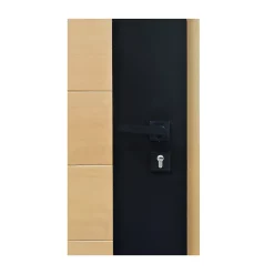 Porte d'entrée bois Sassel 98 x h.218 cm poussant gauche-Fortia Clearance