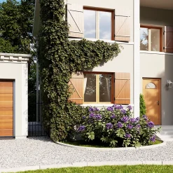 Porte d'entrée bois Anaklia 98 x h.218 cm poussant gauche-Fortia Discount