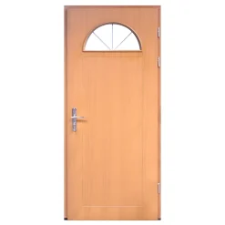 Porte d'entrée bois Anaklia 98 x h.218 cm poussant gauche-Fortia Discount