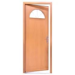 Porte d'entrée bois Anaklia 98 x h.218 cm poussant gauche-Fortia Discount