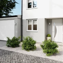 Fortia Porte d'entrée pvc blanc RAL 9003 Hermoso 98 x h.218 cm poussant droit