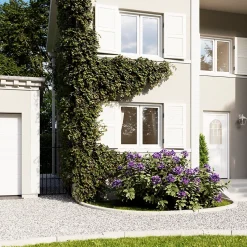 Fortia Porte d'entrée pvc blanc RAL 9003 Ameglia 97 x h.219 cm poussant droit