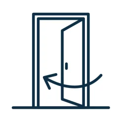 Fortia Porte d'entrée pvc blanc RAL 9003 Lorne 87 x h.219 cm poussant droit