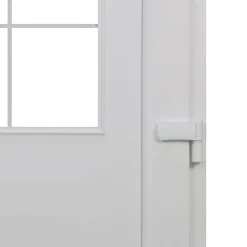Porte d'entrée pvc blanc RAL 9003 Mindil 97 x h.219 cm poussant gauche-Fortia Online