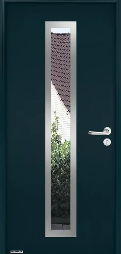 Porte d'entrée Hörmann acier galvanisé l.90 x h.215 cm poussant gauche THP700N gris anthracite ral 7016-Hormann Hot