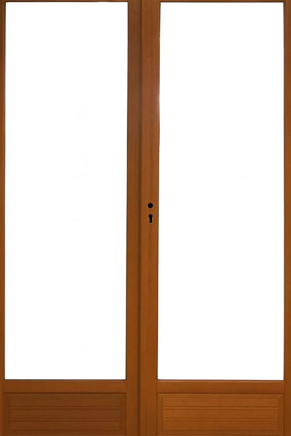 Gd Menuiseries Porte Fenetre Bois 2 Vantaux H215 X L140 Côte Tableau