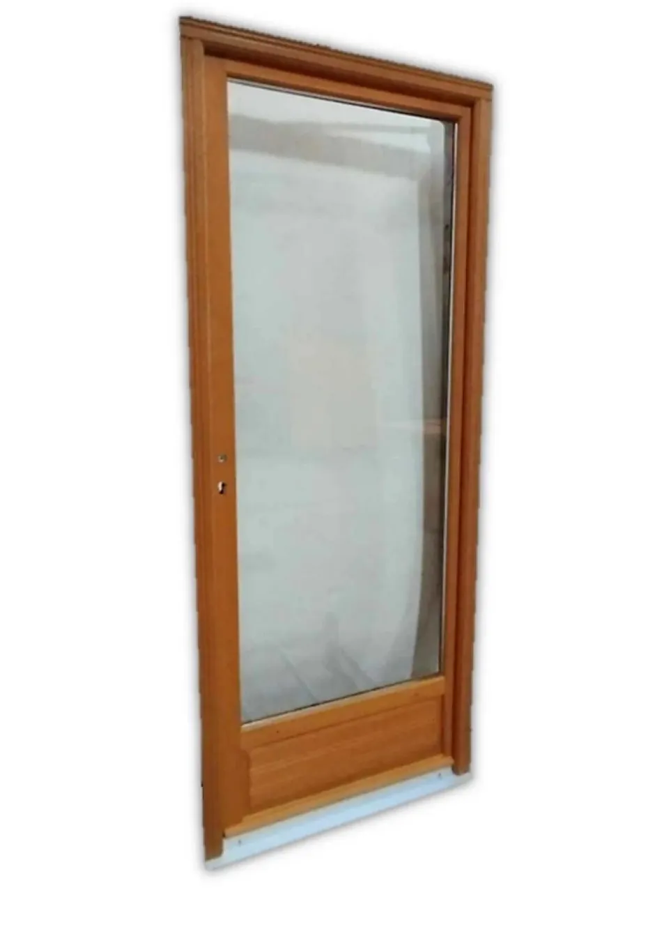 Porte Fenetre Bois 1 Vantail H215 X L90 Côte Tableau Tirant Gauche-Gd Menuiseries Sale