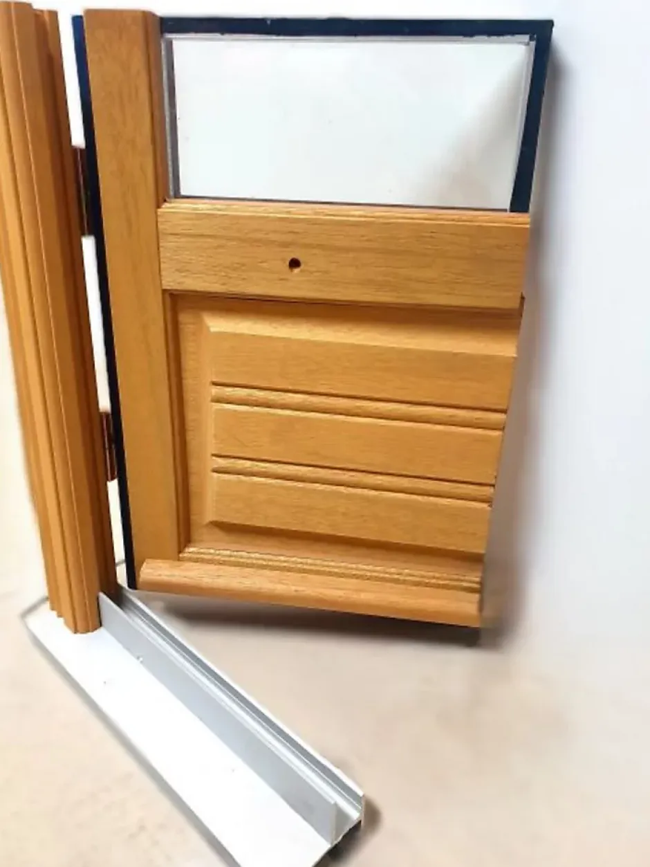 Porte Fenetre Bois 2 Vantaux H205 X L120 Côte Tableau-Gd Menuiseries Clearance