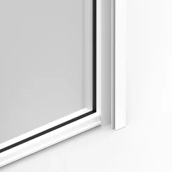 Porte fenêtre alu 1 vantail + volet roulant électrique blanc - l.80 x h.215 cm, tirant droit-GoodHome Sale