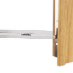 GoodHome Porte fenêtre bois 1 vantail - l.80 x h.215 cm, tirant gauche