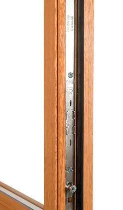 Porte fenêtre bois 1 vantail - l.80 x h.205 cm, tirant gauche-GoodHome Discount