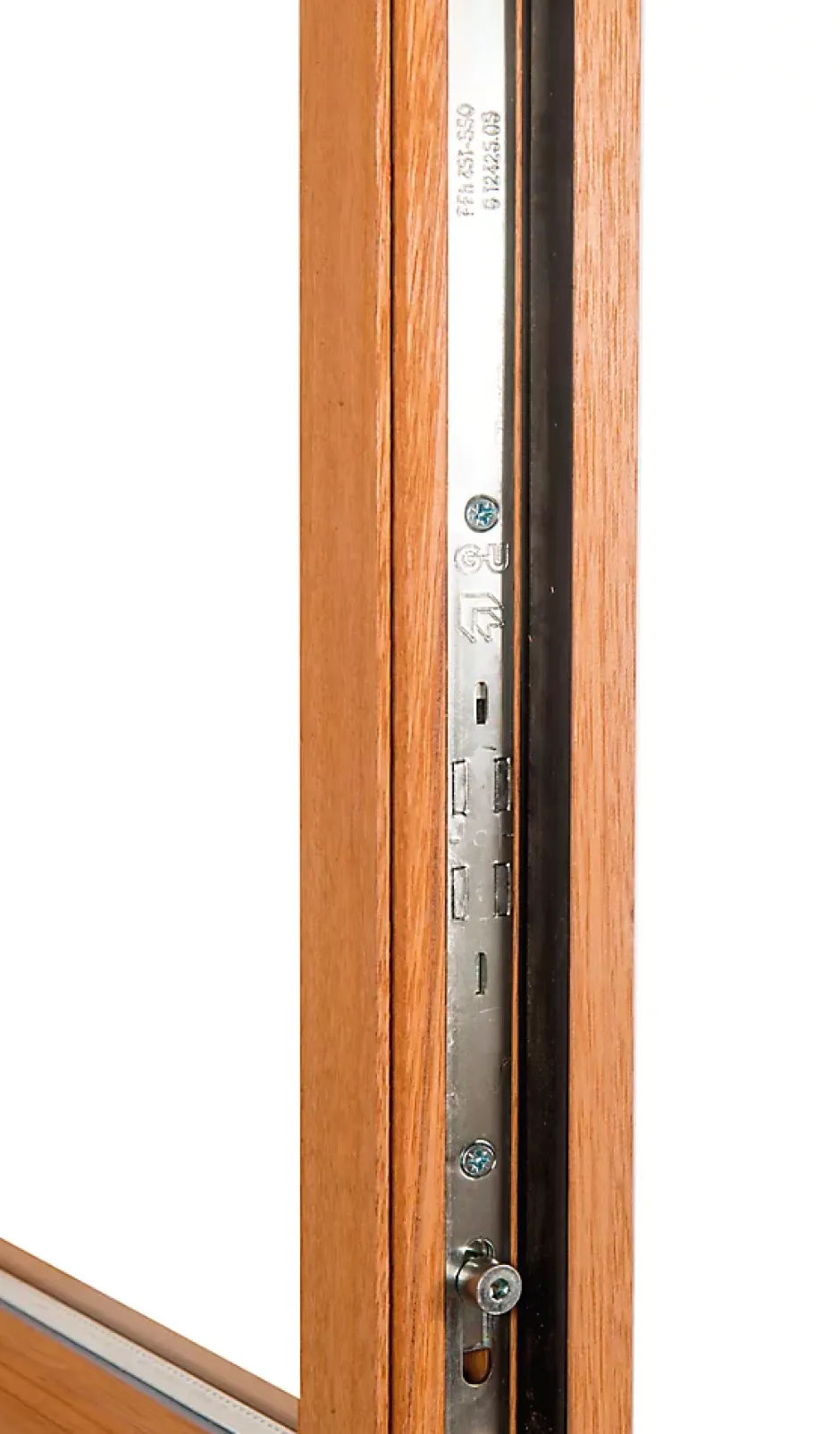 GoodHome Porte fenêtre bois 2 vantaux - l.120 x h.215 cm, tirant droit