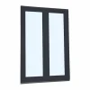Porte fenêtre oscillo-battante double vantaux PVC anthracite et blanc L 1200mm x H 2150mm ouvrant droit-Fral Fermetures Sale
