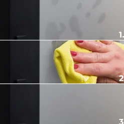 Porte Intérieure Loft En Verre - 71x197cm - Atelier - Noir Mat - Satiné - 3 Vitrages - Tirant Droit-Schulte Best