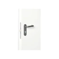 Porte Métallique Industrielle De Service Isolée Réversible L900 H2050 RAL9010 En Applique-4M Outlet