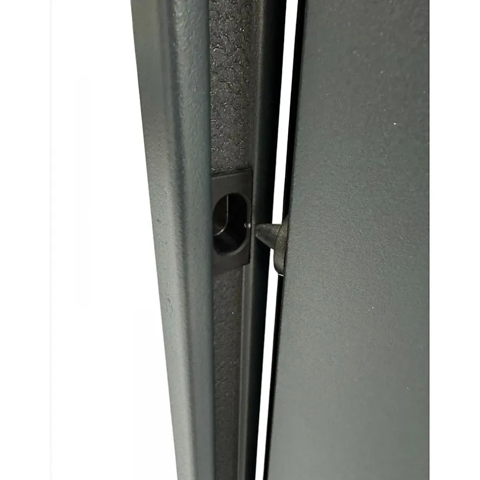 Porte Métallique Industrielle De Service Isolée Réversible L900 H2050 RAL9010 En Applique-4M Outlet