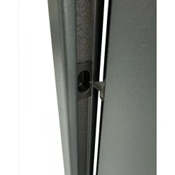 Porte Métallique Industrielle De Service Isolée Réversible L1000 H2150 RAL9010 En Applique-4M Hot