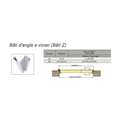 4M Porte Métallique Industrielle De Service Isolée Réversible L900 H2150 RAL7016 En Applique