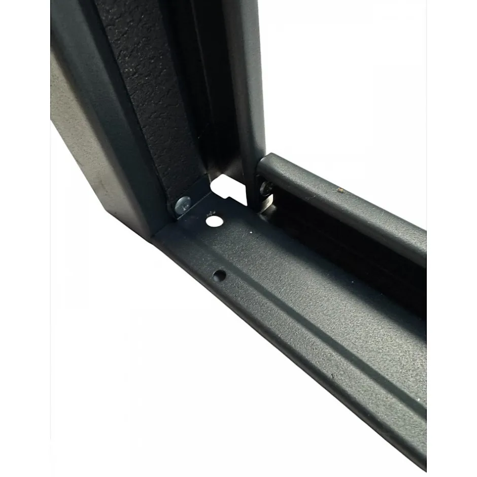 Porte Métallique Industrielle De Service Isolée Réversible L1000 H2150 RAL7016 En Applique-4M Online