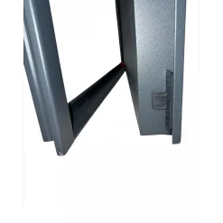 Porte Métallique Industrielle De Service Isolée Réversible L1100 H2050 RAL7016 En Applique-4M Discount