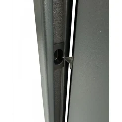 Porte Métallique Industrielle De Service Isolée Réversible L1100 H2050 RAL7016 En Applique-4M Discount